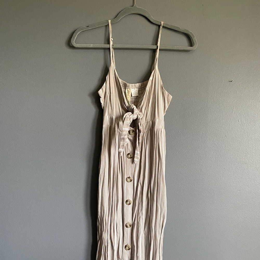 Stripe Midi Dress